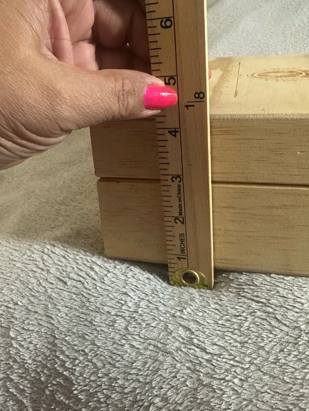 Wood storage box